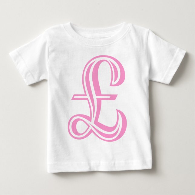 Pound Sign Baby T-Shirt (Front)