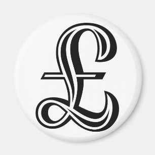 Pound Sign - Black Magnet