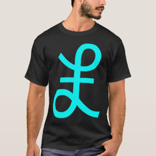 Pound Sign - Cyan T-Shirt