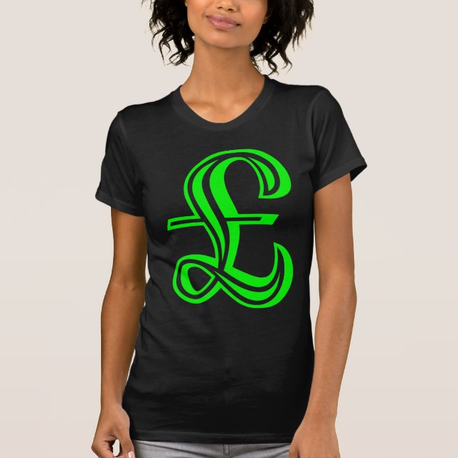 Pound Sign - Green T-Shirt (Front)