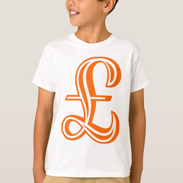 Pound Sign - Orange T-Shirt (Front)