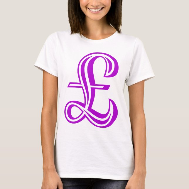 Pound Sign - Purple T-Shirt (Front)