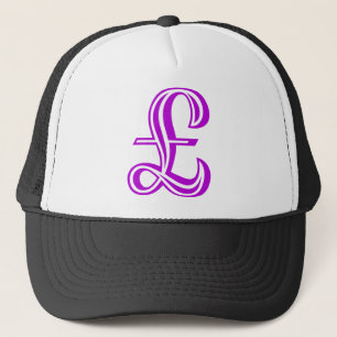 Pound Sign - Purple Trucker Hat