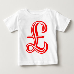 Pound Sign - Red Baby T-Shirt