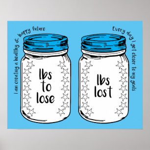 Pounds Lost Slimming Club Weight Loss Motivation Poster