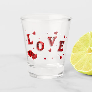 Pour Amor Shot Glass