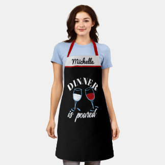 Pour Some Fun Personalized Hostess Wine Gift Apron