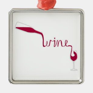 **POUR THAT WINE** CHRISTMAS ORNAMENT