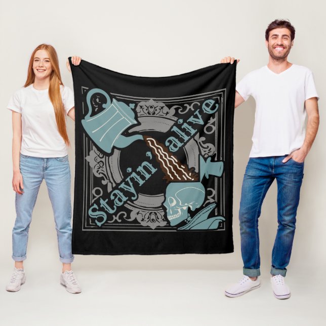 Pour the coffee in! fleece blanket (In Situ)