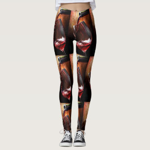 ***POUR THE WINE*** CHRISTMAS LEGGINGS