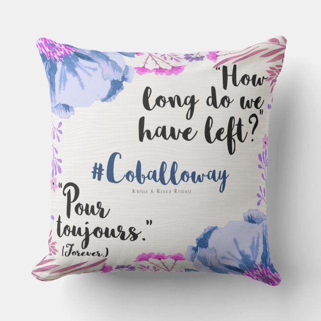 Pour Toujours Cushion (Front)