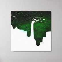 Pour Up Stretched Canvas Print