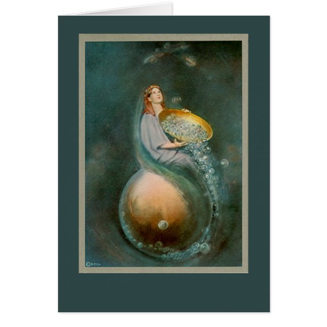 POURED MILLIONS OF BUBBLES Rubaiyat Cards (Front)