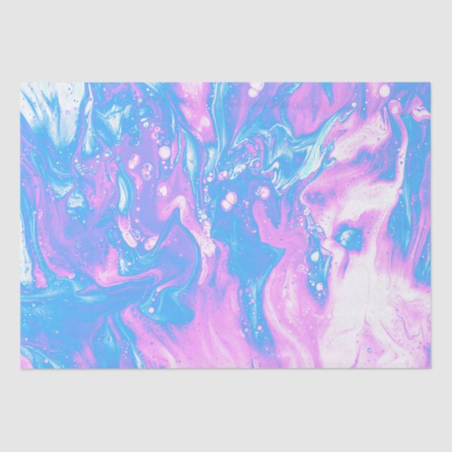 Poured Paint Design Tissue Paper (Front)