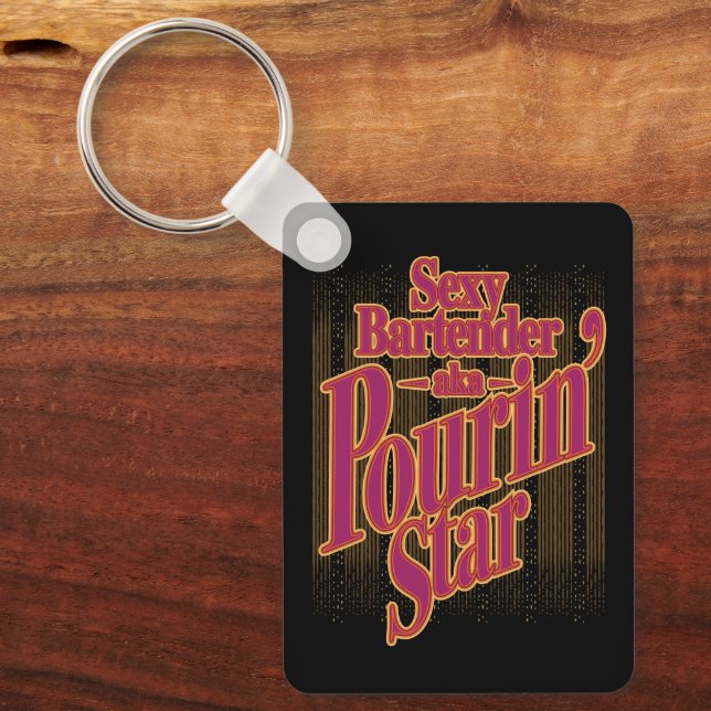 Pourin' Star Key Ring (Front)