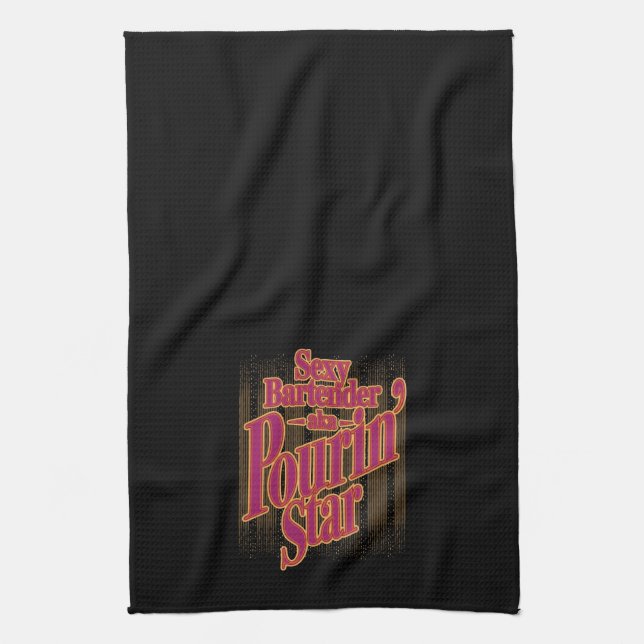 Pourin' Star Tea Towel (Vertical)