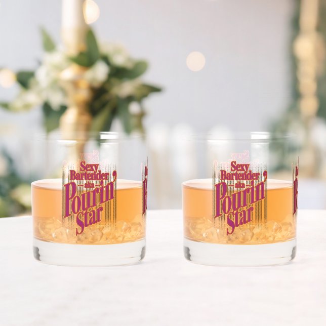 Pourin' Star Whiskey Glass (Insitu (Wedding))