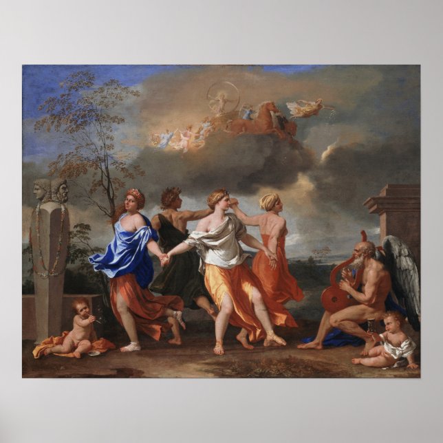 Poussin - A Dance To The Music Of Time Poster (Front)