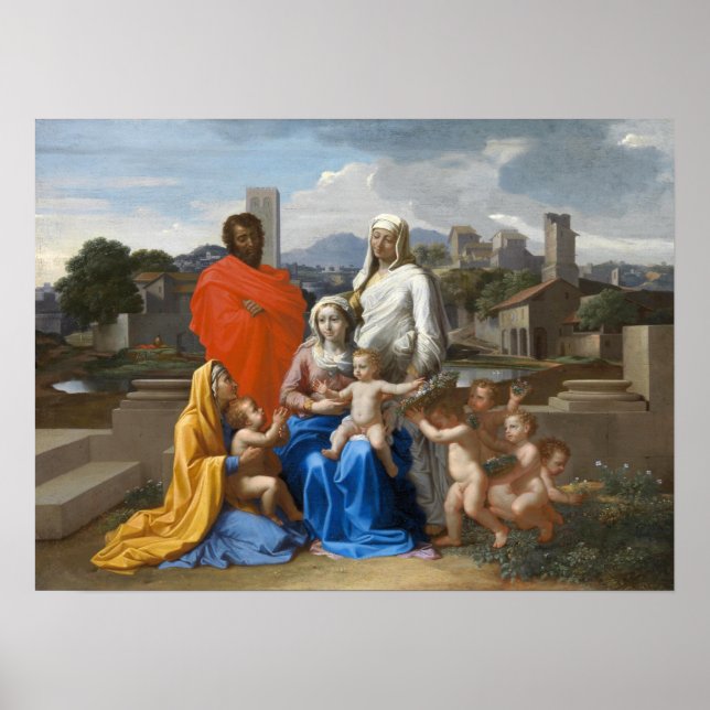 Poussin - Holy Family Poster (Front)