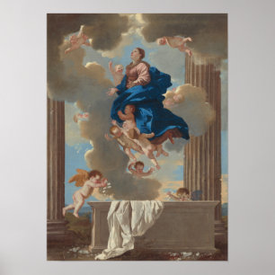 Poussin - The Assumption Of The Virgin Poster