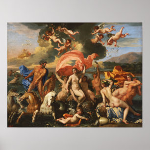 Poussin - The Birth Of Venus Poster