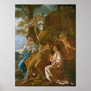 Poussin - The Inspiration Of The Poet Poster
