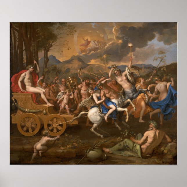 Poussin - The Triumph Of Bacchus Poster (Front)