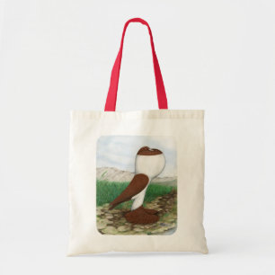 Pouter Pigeon Red Hana Tote Bag