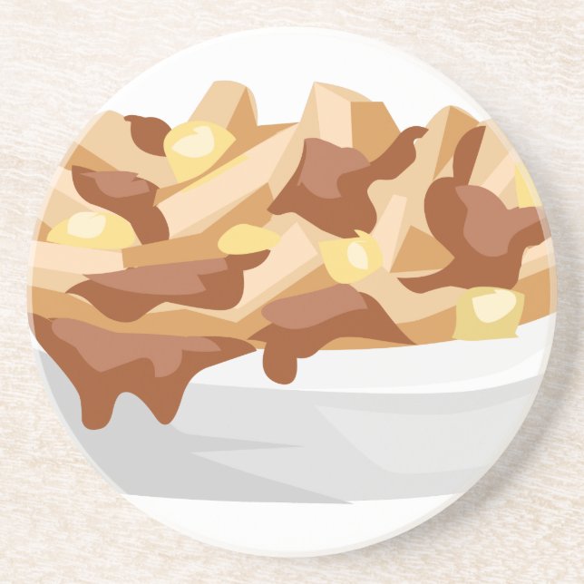 poutine coaster (Front)
