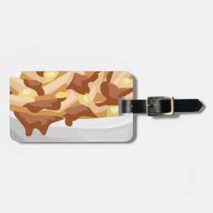 poutine luggage tag