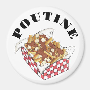 Poutine Quebec Canada Canadian Food French Fries  Magnet