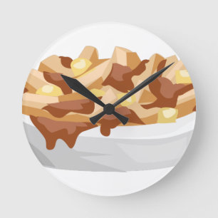 poutine round clock