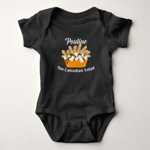 Poutine, The Canadian Salad - Baby Jersey Bodysuit
