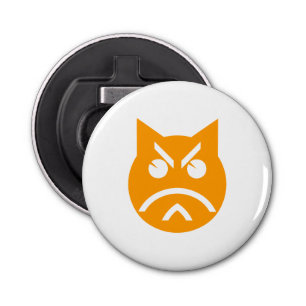 Pouting Emoji Cat Bottle Opener