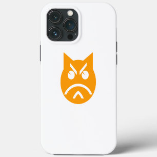 Pouting Emoji Cat iPhone Case