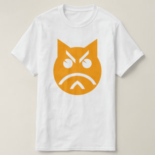 Pouting Emoji Cat T-Shirt