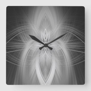 Pouting Pleasure Square Wall Clock