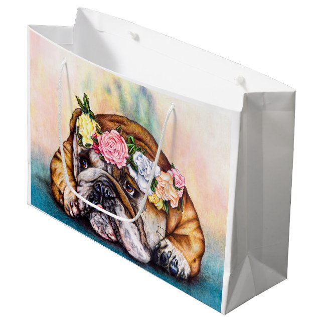 Pouting Princess Gift Bag (Front Angled)