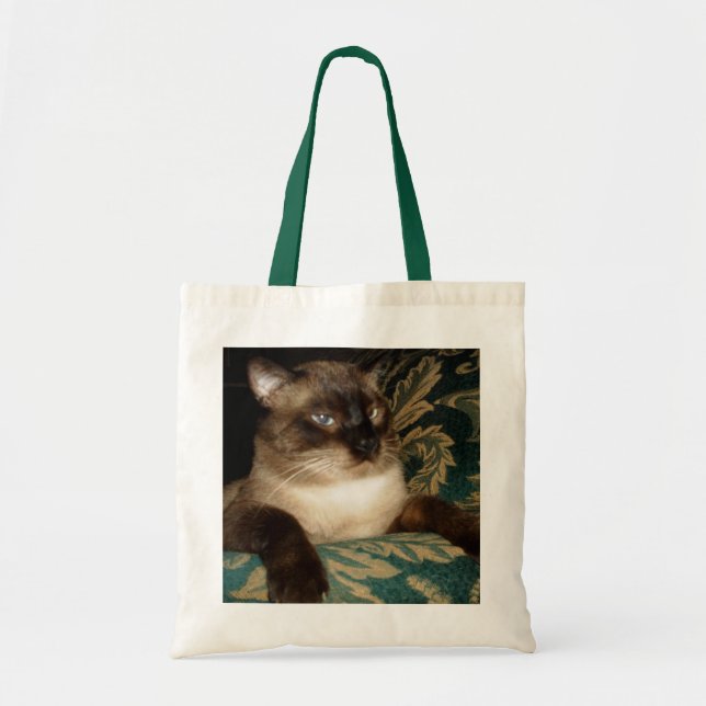 Pouty Face Siamese Cat Bag (Front)
