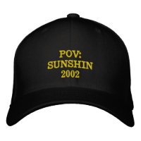 POV SUNSHIN 2002 Embroidered Black