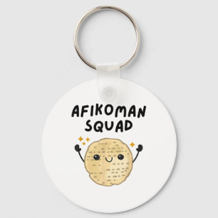Pover Afikoman Squad Cute Pesach Toddler Kids Key Ring