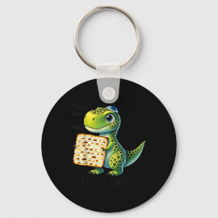 Pover Maror Ma-roar Dinosaur Funny Pesach Toddler Key Ring
