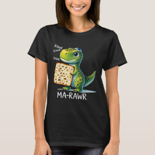 Pover Maror Ma-roar Dinosaur Funny Pesach Toddler T-Shirt