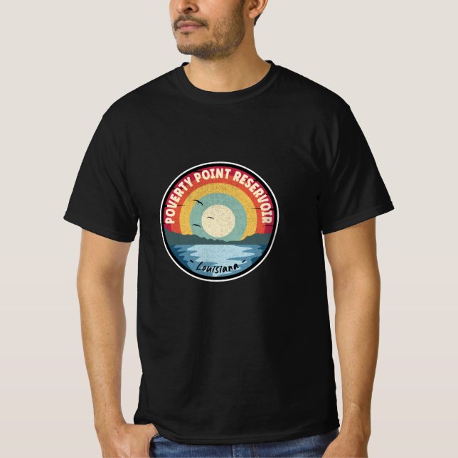 Poverty Point Reservoir Louisiana Scene T-Shirt (Front)