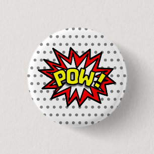 POW! 3 CM ROUND BADGE