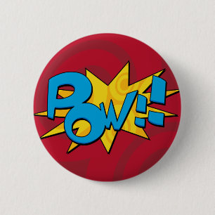 Pow Comic Book Badge