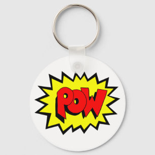 POW - Comic Book Pop Art Key Ring