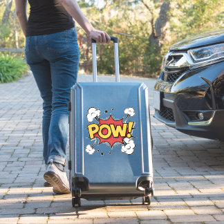 POW! comic book style cut sticker