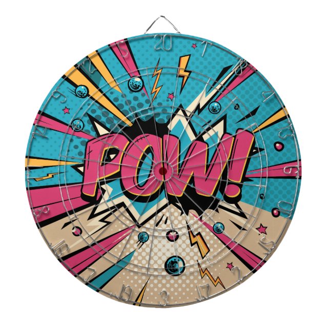 Pow  Comic Dartboard (Front)
