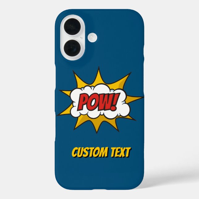 Pow Comic Sound Effect Case-Mate iPhone Case (Back)